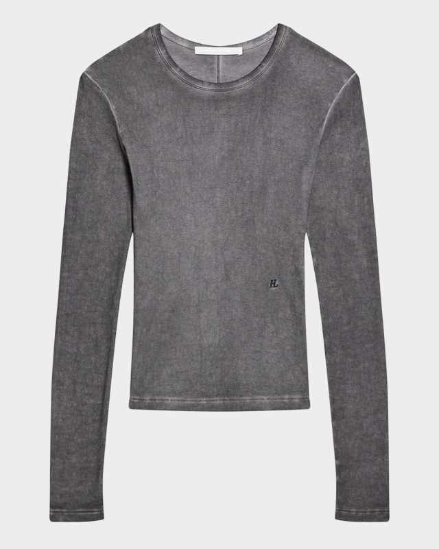 Long-Sleeve Garment-Dyed Tee